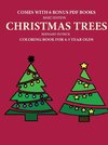 Coloring Book for 4-5 Year Olds (Christmas trees)