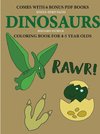 Coloring Book for 4-5 Year Olds (Dinosaurs)