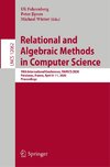 Relational and Algebraic Methods in Computer Science