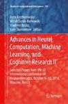 Advances in Neural Computation, Machine Learning, and Cognitive Research II