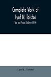 Complete Work of Lyof N. Tolstoi; War and peace (Volume III-IV)