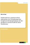 Problematik der asymmetrischen Information, der Vermarktung einer komplexen Beratungsleistung und der geeigneten Standortwahl für einen Dienstleister