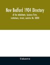 New Bedford 1904 directory