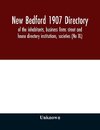 New Bedford 1907 directory