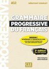 Grammaire progressive du français - Niveau débutant complet. 2ème édition. Livre + CD + Web-App