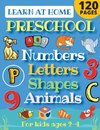 Learn at Home Preschool Numbers, Letters, Shapes & Animals for Kids Ages 2-4