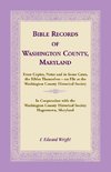 Bible Records of Washington County, Maryland