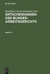 Entscheidungen des Bundesarbeitsgerichts, Band 10