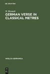 German Verse in Classical Metres