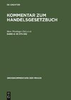 Kommentar zum Handelsgesetzbuch, Band 4, (§§ 373-382)