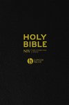 NIV Larger Print Black Leather Bible