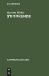 Stimmkunde