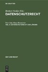 Datenschutzrecht, Teil 3, Datenschutzrecht der Länder