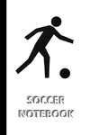 SOCCER NOTEBOOK [ruled Notebook/Journal/Diary to write in, 60 sheets, Medium Size (A5) 6x9 inches]