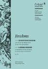 Ein deutsches Requiem op. 45 (Urtext der neuen Brahms-Gesamtausgabe; Klavierauszug vom Komponisten)