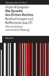 »Die Sprache des Dritten Reiches«. Beobachtungen und Reflexionen aus LTI