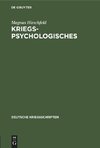 Kriegspsychologisches