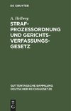 Strafprozeßordnung und Gerichtsverfassungsgesetz