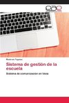 Sistema de gestión de la escuela