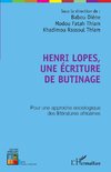 Henri Lopes, une écriture de butinage