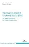 Philosophie, éthique et droits de l'existant