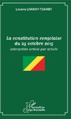 La constitution congolaise du 25 octobre 2015