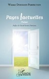 Pages factuelles. Poésie