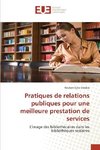 Pratiques de relations publiques pour une meilleure prestation de services