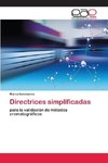 Directrices simplificadas