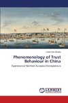 Phenomenology of Trust Behaviour in China