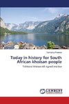 Today in history for South African khoisan people