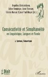 Consécutivité et Simultanéité