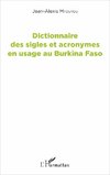 Dictionnaire des sigles et acronymes en usage au Burkina Faso