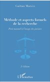 Méthode et aspects formels de la recherche