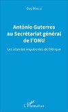 Antonio Guterres au Secrétariat général de l'ONU