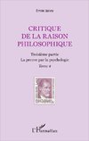 Critique de la raison philosophique