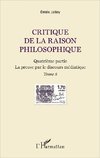 Critique de la raison philosophique