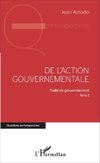 De l'action gouvernementale