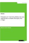 Évaluation de l´état de la pollution des eaux superficielles du Bassin Mustapha, Port d´Alger