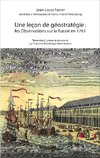 Une Leçon de géostratégie : les Observations sur la Russie en 1761