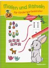 Malen und Rätseln für Kindergartenkinder. Jahreszeiten. Suchen, Zählen, Zuordnen, Verbinden für Kinder ab 3 Jahren