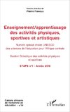 Enseignement / apprentissage des activités physiques, sportives et artistiques