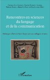 Rencontres en sciences du langage et de la communication