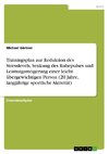 Trainingsplan zur Reduktion des Stresslevels, Senkung des Ruhepulses und Leistungssteigerung einer leicht übergewichtigen Person (20 Jahre, langjährige sportliche Aktivität)