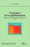 (À propos) de la représentation