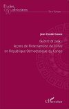 Guerre et paix: leçons de l'intervention de l'ONU en République Démocratique du Congo