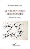 Le néocriticisme de Renouvier