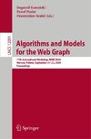 Algorithms and Models for the Web Graph