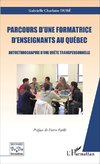 Parcours d'une formatrice d'enseignants au Québec