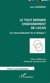 Le tout dernier enseignement de Lacan